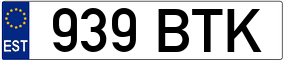 Truck License Plate